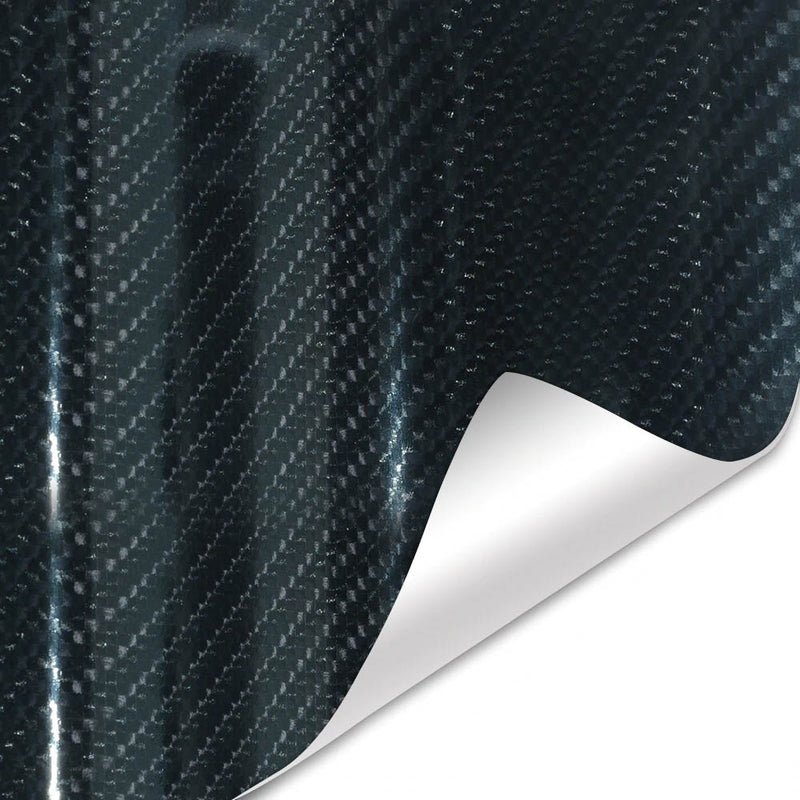 High Glossy 4D Carbon Fiber Wrapped Vinyl