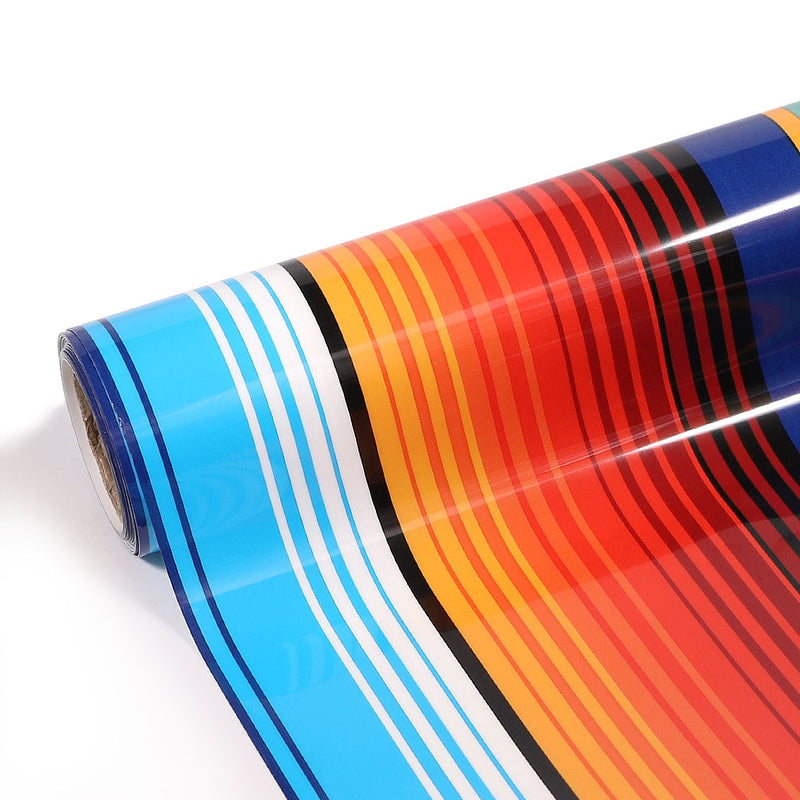 Rainbow Stripe Heat Transfer Vinyl
